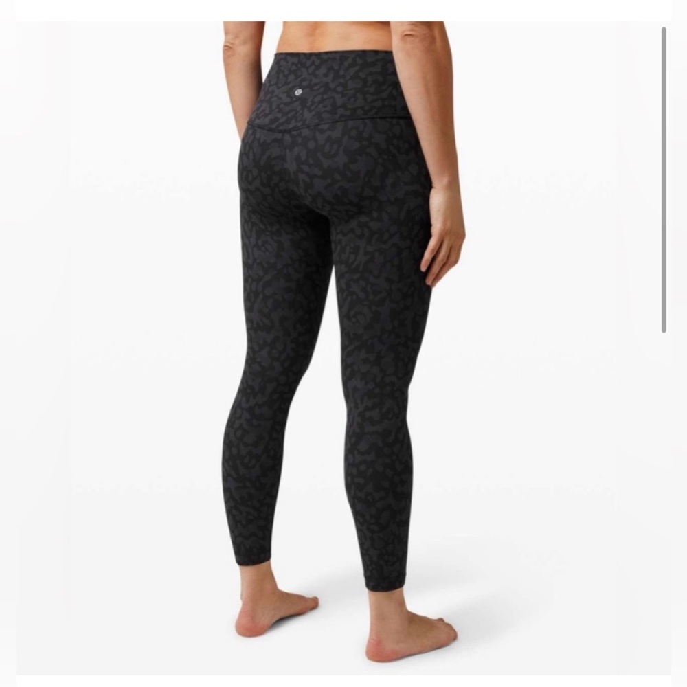 Lululemon align black camo leggings-size 4